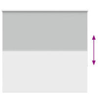 Produktbild för Rullgardin mörkläggning ljusgrå 160x150 cm tyg bredd 156,6 cm