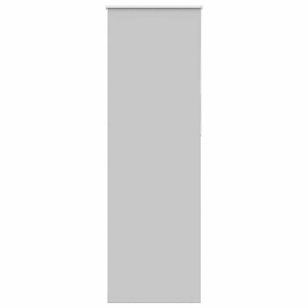 Produktbild för Rullgardin mörkläggning ljusgrå 80x210 cm tyg bredd 75,7 cm