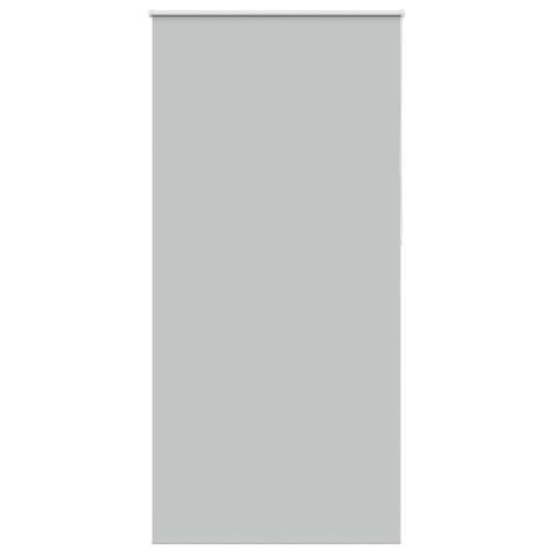vidaXL Rullgardin mörkläggning ljusgrå 90x210 cm tyg bredd 85,7 cm