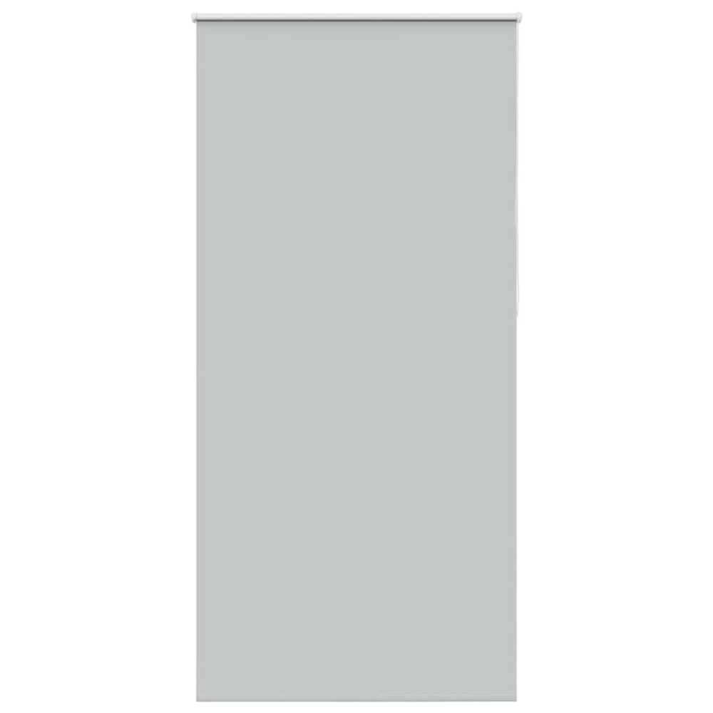 Produktbild för Rullgardin mörkläggning ljusgrå 110x210 cm tyg bredd 105,7 cm