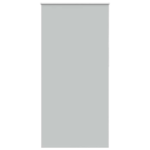 vidaXL Rullgardin mörkläggning ljusgrå 110x210 cm tyg bredd 105,7 cm