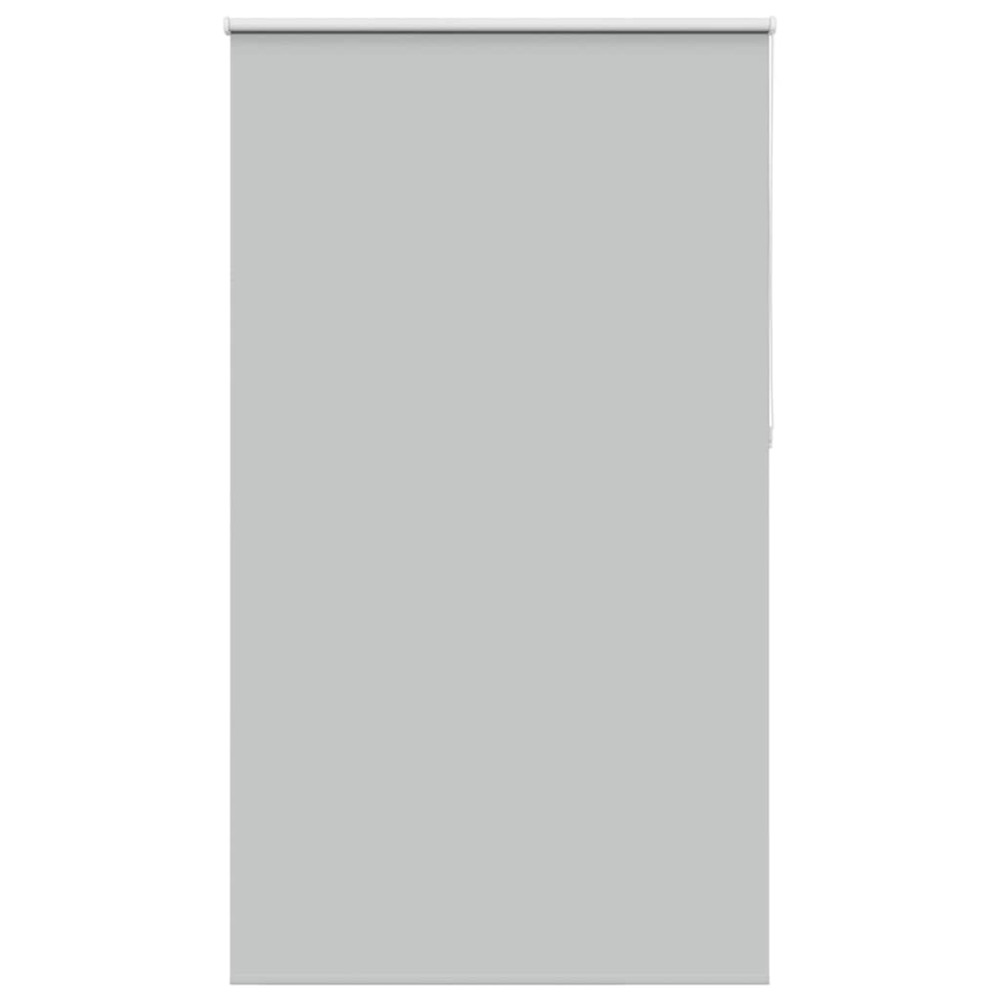 Produktbild för Rullgardin mörkläggning ljusgrå 130x210 cm tyg bredd 126,6 cm