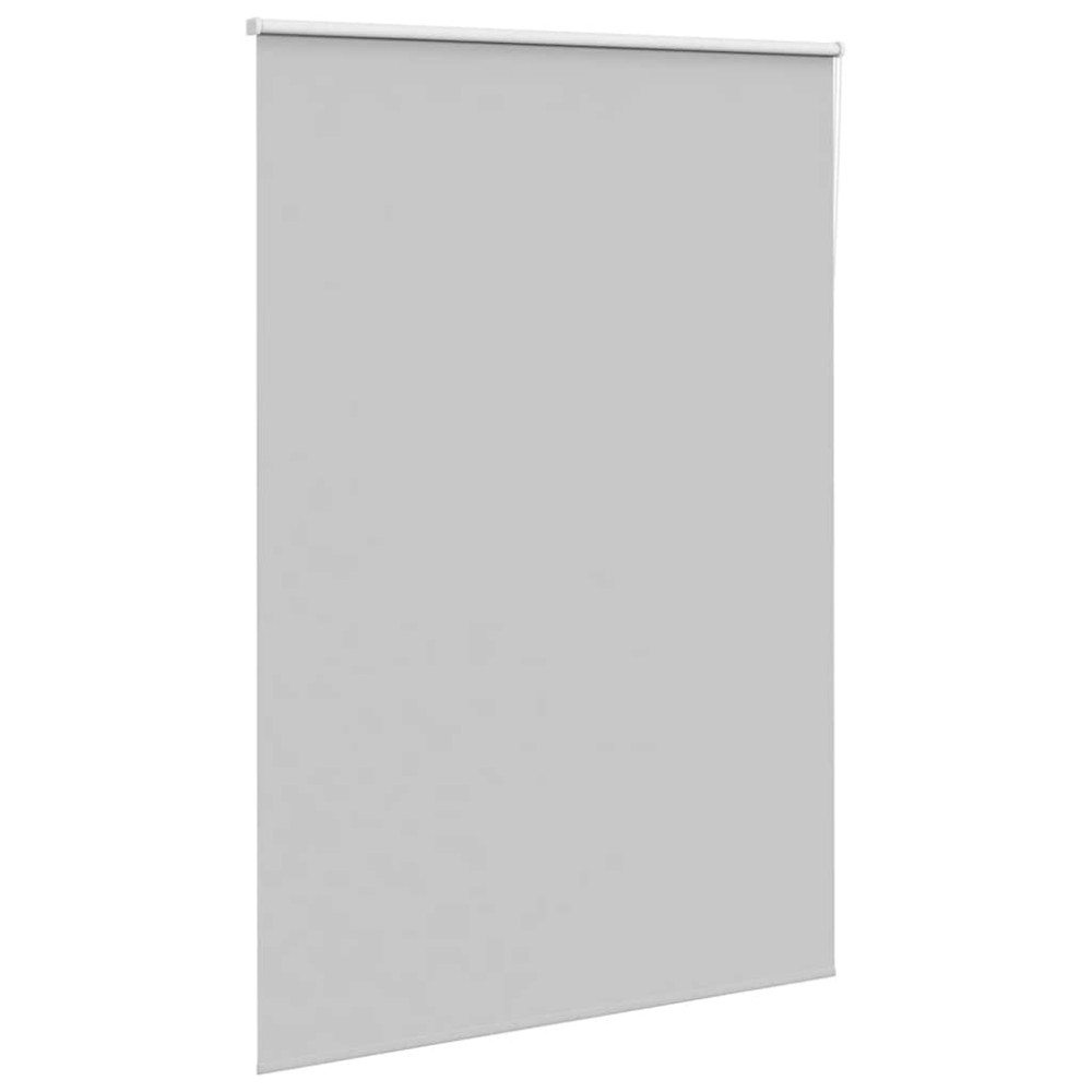 Produktbild för Rullgardin mörkläggning ljusgrå 150x210 cm tyg bredd 146,6 cm