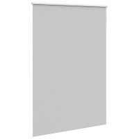 Produktbild för Rullgardin mörkläggning ljusgrå 150x210 cm tyg bredd 146,6 cm