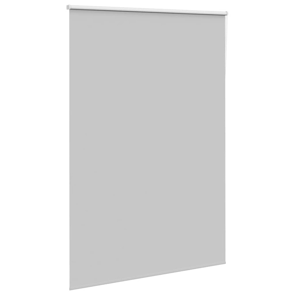 Produktbild för Rullgardin mörkläggning ljusgrå 160x210 cm tyg bredd 156,6 cm