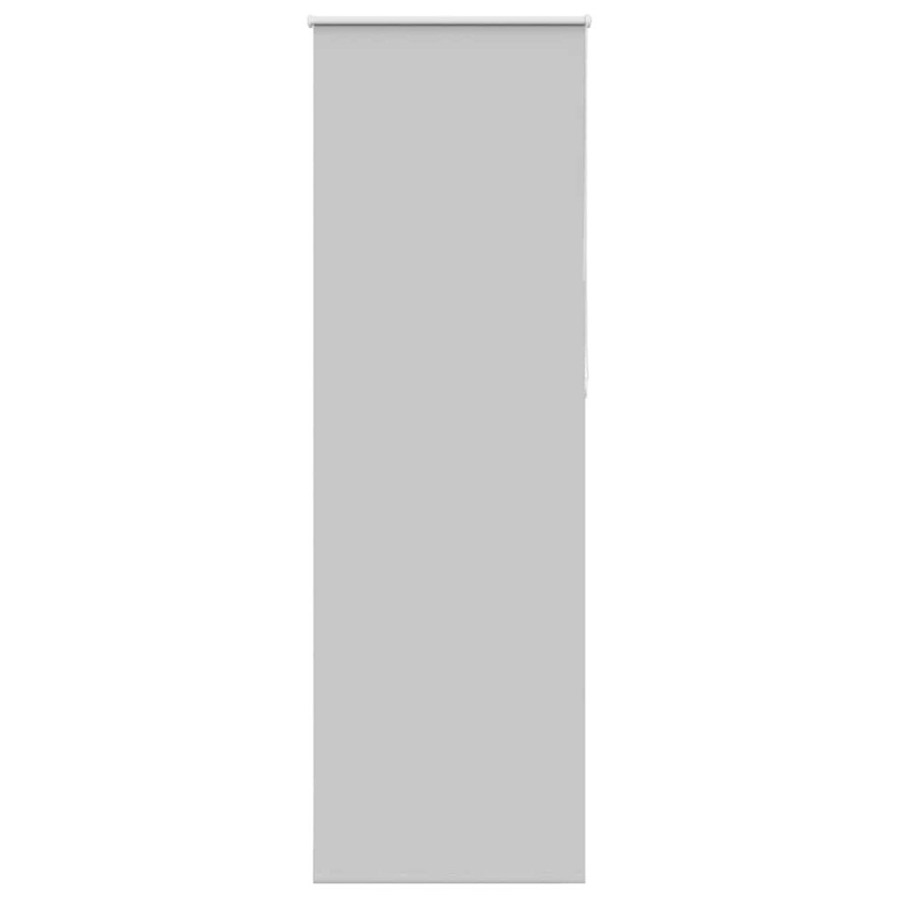 Produktbild för Rullgardin mörkläggning ljusgrå 65x230 cm tyg bredd 60,7 cm
