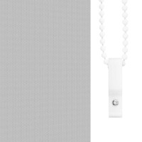 Produktbild för Rullgardin mörkläggning ljusgrå 70x230 cm tyg bredd 65,7 cm