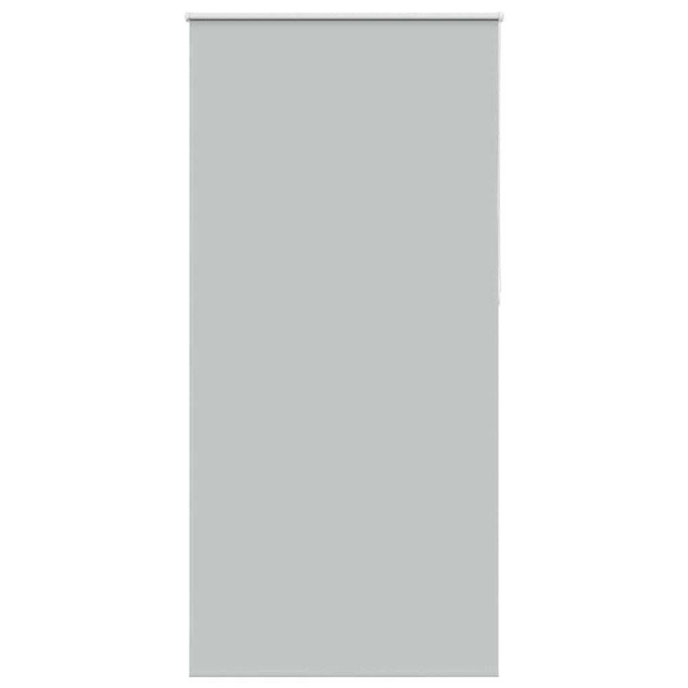 Produktbild för Rullgardin mörkläggning ljusgrå 90x230 cm tyg bredd 85,7 cm