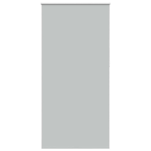 vidaXL Rullgardin mörkläggning ljusgrå 90x230 cm tyg bredd 85,7 cm