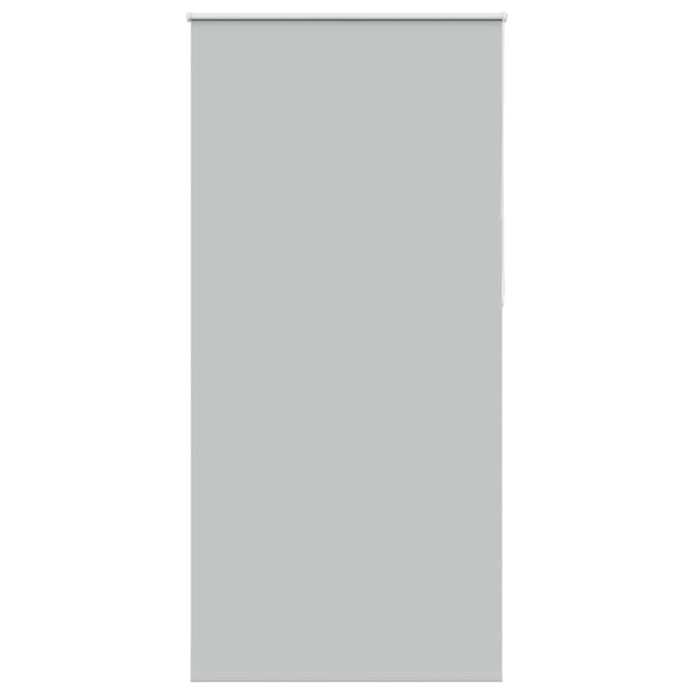 Produktbild för Rullgardin mörkläggning ljusgrå 100x230 cm tyg bredd 95,7 cm