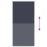 Produktbild för Rullgardin mörkläggning marin 65x130 cm tyg bredd 60,7 cm