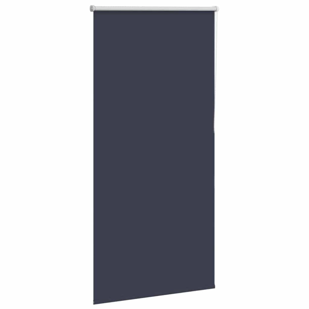 Produktbild för Rullgardin mörkläggning marin 80x130 cm tyg bredd 75,7 cm