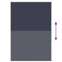 Produktbild för Rullgardin mörkläggning marin 115x130 cm tyg bredd 110,7 cm