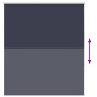 Produktbild för Rullgardin mörkläggning marin 130x130 cm tyg bredd 126,6 cm