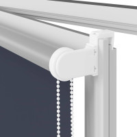 Produktbild för Rullgardin mörkläggning marin 135x130 cm tyg bredd 131,6 cm