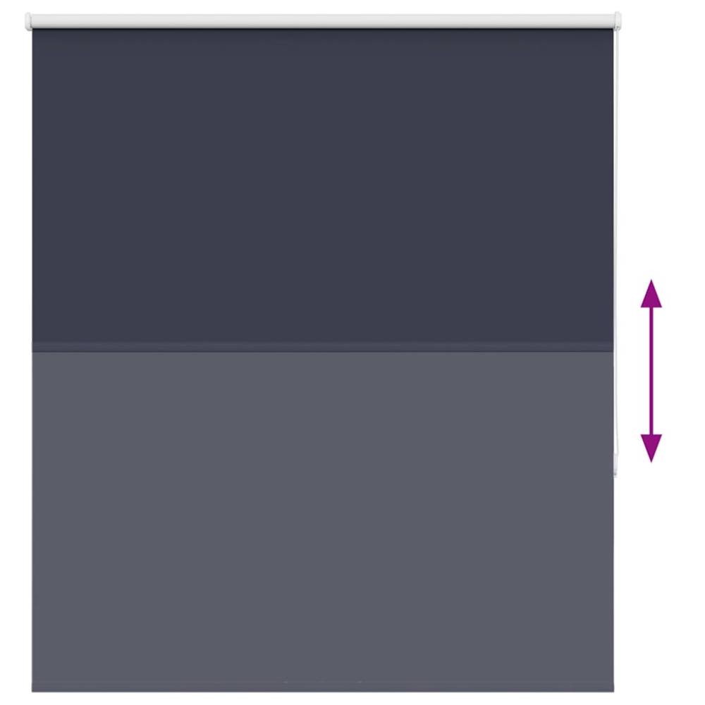 Produktbild för Rullgardin mörkläggning marin 135x130 cm tyg bredd 131,6 cm
