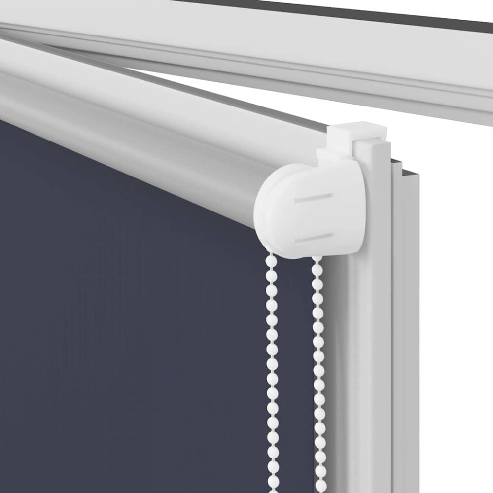 Produktbild för Rullgardin mörkläggning marin 45x150 cm tyg bredd 40,7 cm