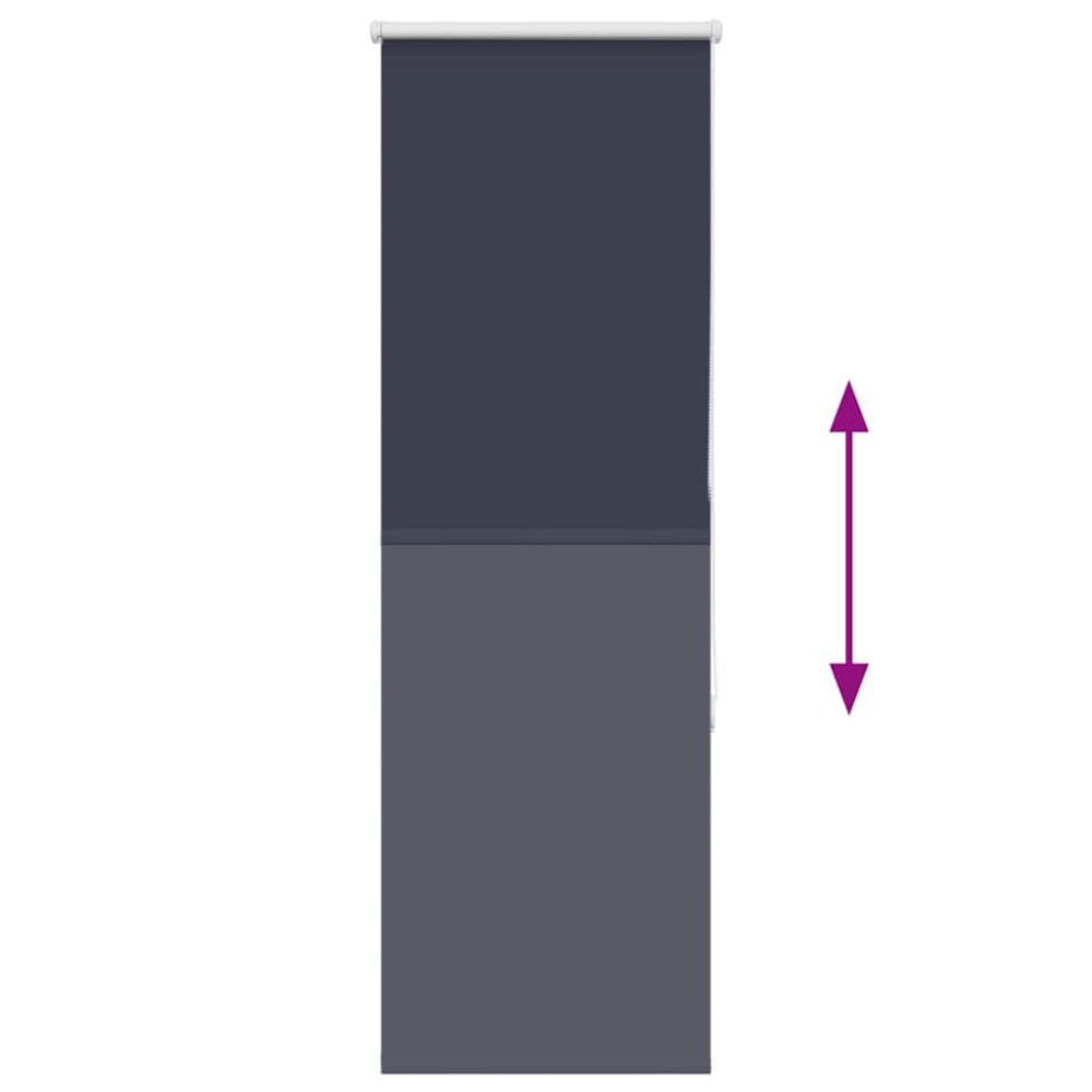 Produktbild för Rullgardin mörkläggning marin 45x150 cm tyg bredd 40,7 cm