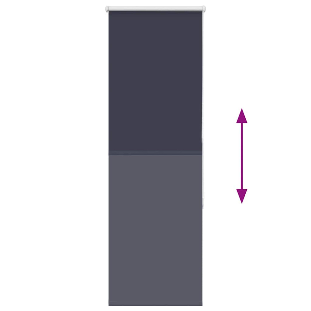 Produktbild för Rullgardin mörkläggning marin 50x150 cm tyg bredd 45,7 cm