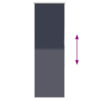 Produktbild för Rullgardin mörkläggning marin 55x150 cm tyg bredd 50,7 cm
