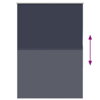 Produktbild för Rullgardin mörkläggning marin 115x150 cm tyg bredd 110,7 cm
