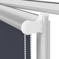 Produktbild för Rullgardin mörkläggning marin 160x175 cm tyg bredd 156,6 cm