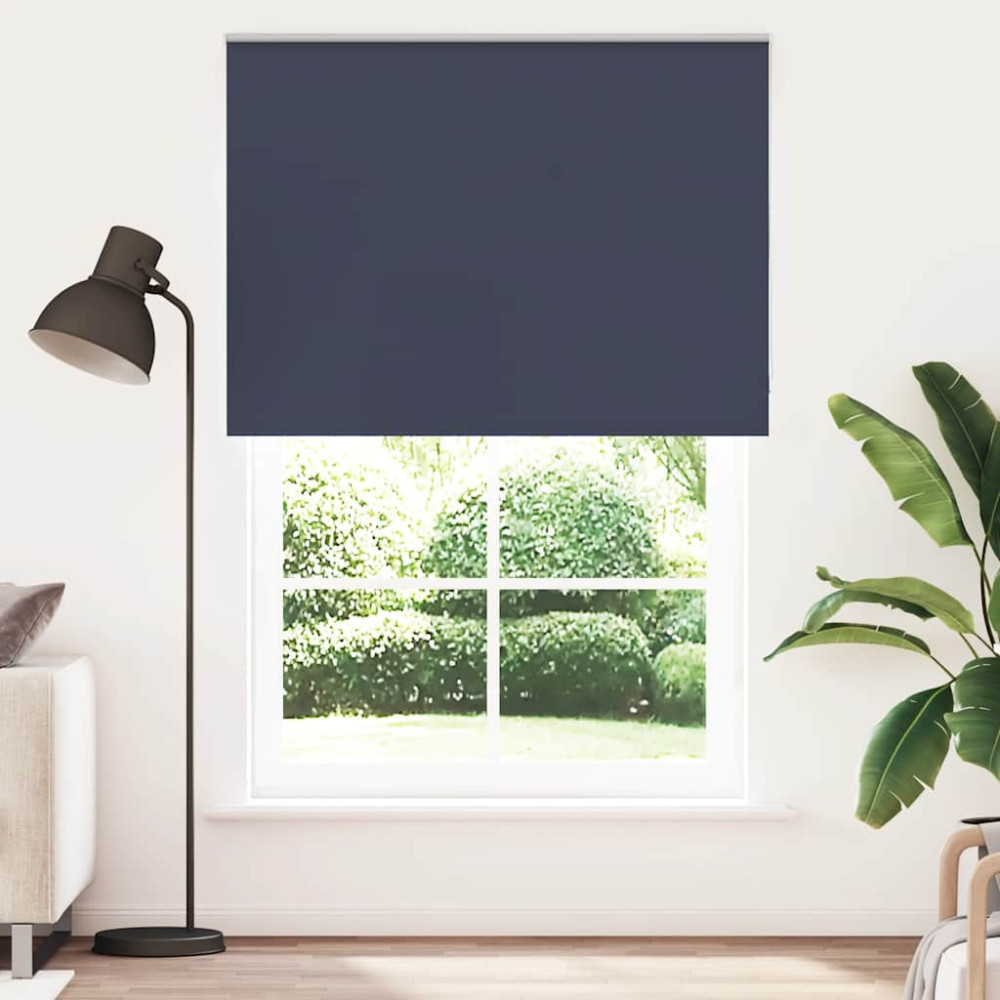 Produktbild för Rullgardin mörkläggning marin 165x210 cm tyg bredd 161,6 cm