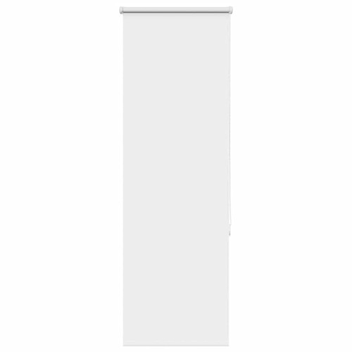 vidaXL Rullgardin mörkläggning vit 40x150 cm tyg bredd 35,7 cm