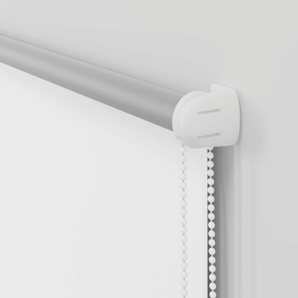 Produktbild för Rullgardin mörkläggning vit 45x150 cm tyg bredd 40,7 cm