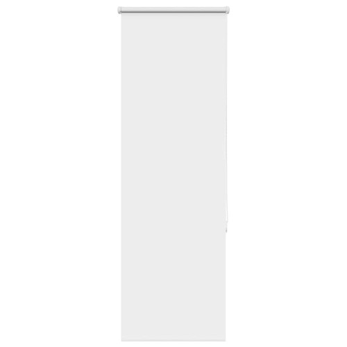 vidaXL Rullgardin mörkläggning vit 60x150 cm tyg bredd 55,7 cm