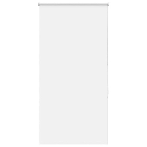 vidaXL Rullgardin mörkläggning vit 65x150 cm tyg bredd 60,7 cm