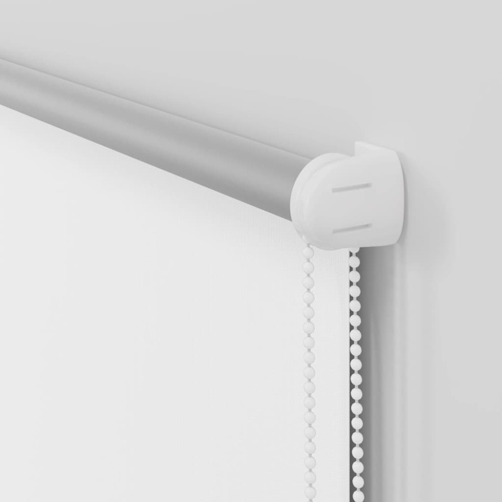 Produktbild för Rullgardin mörkläggning vit 65x150 cm tyg bredd 60,7 cm