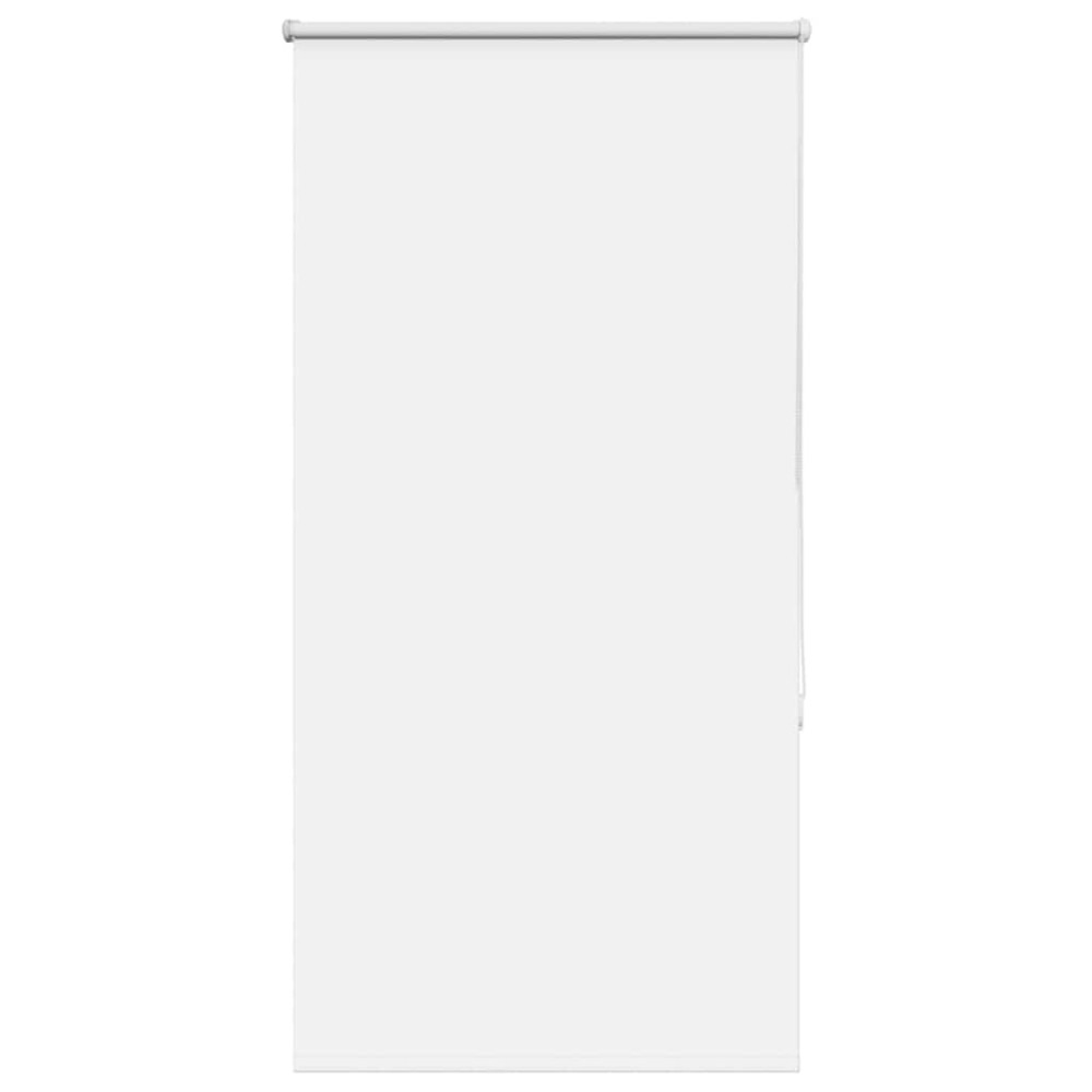 Produktbild för Rullgardin mörkläggning vit 75x150 cm tyg bredd 70,7 cm