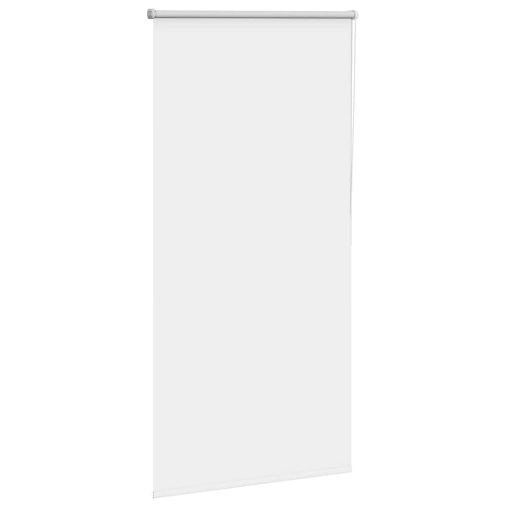Produktbild för Rullgardin mörkläggning vit 75x150 cm tyg bredd 70,7 cm