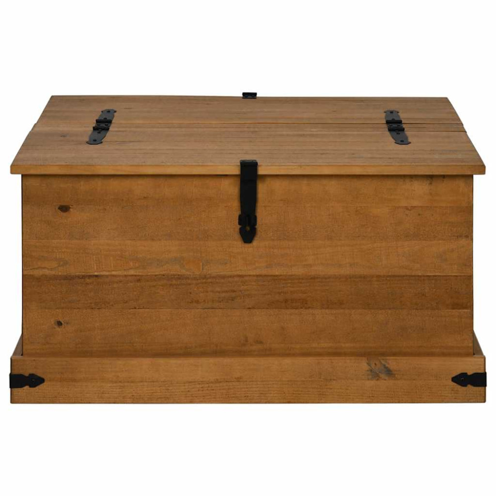 Produktbild för Förvaringskista HALDEN 91x91x47 cm massiv trä furu