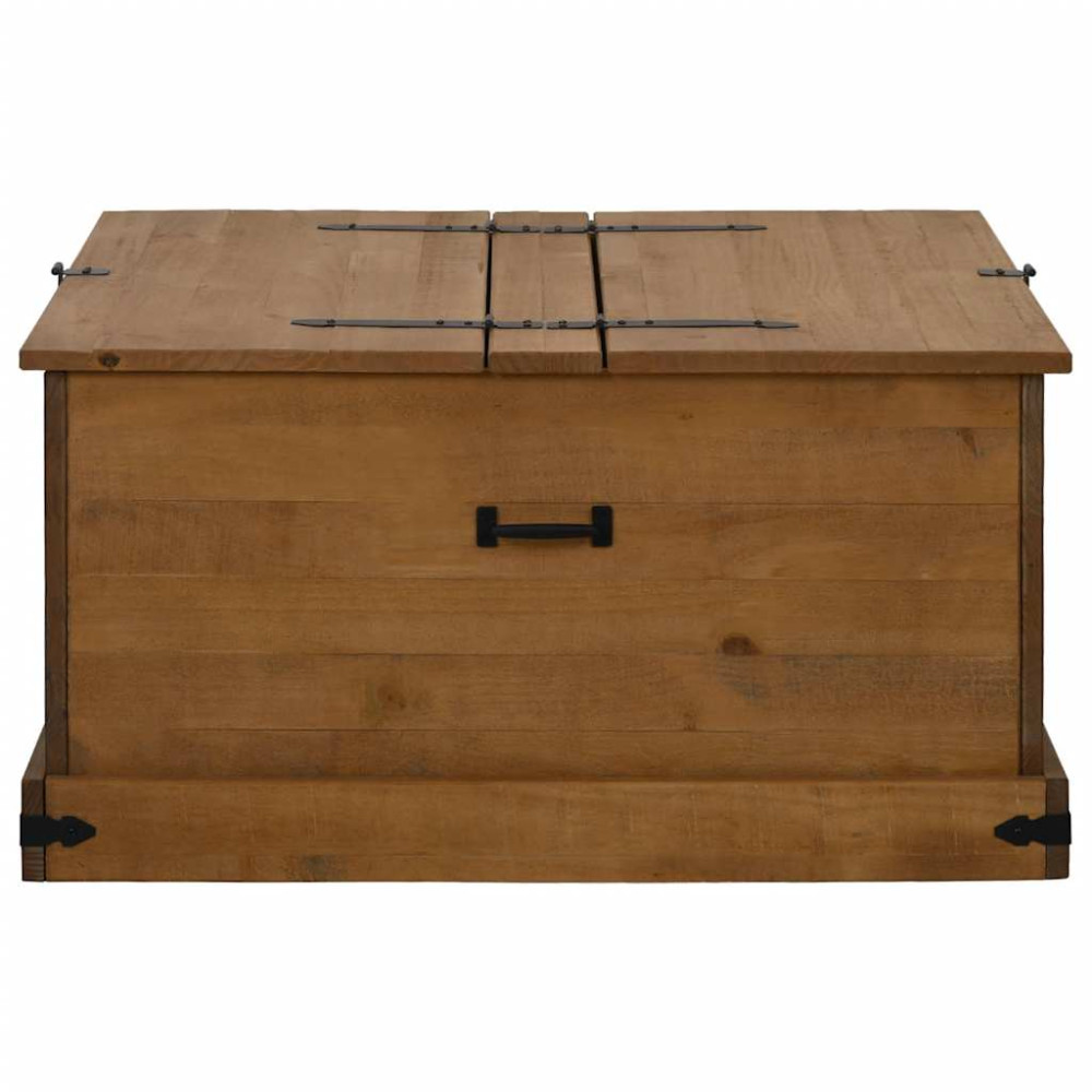 Produktbild för Förvaringskista HALDEN 91x91x47 cm massiv trä furu