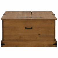 Produktbild för Förvaringskista HALDEN 91x91x47 cm massiv trä furu