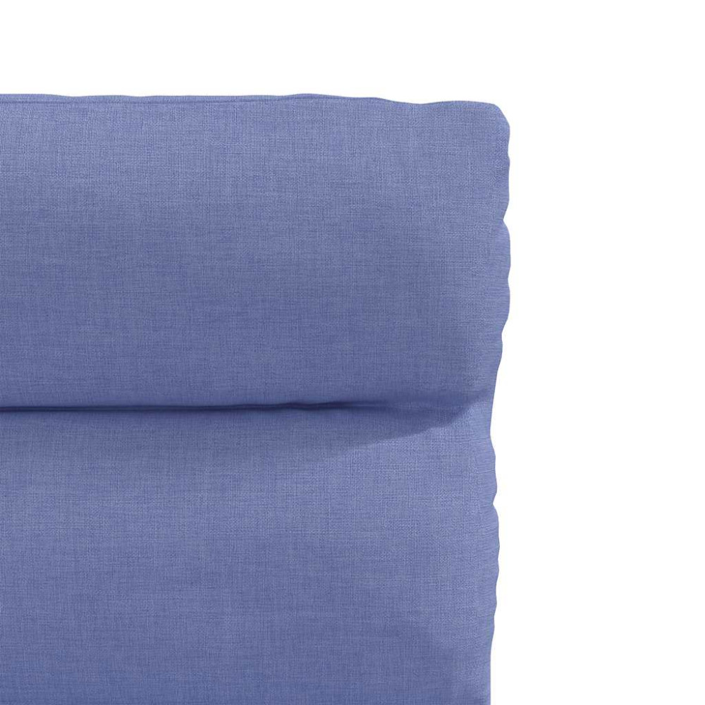 Produktbild för Matstolar 2 st Jeans blått tyg