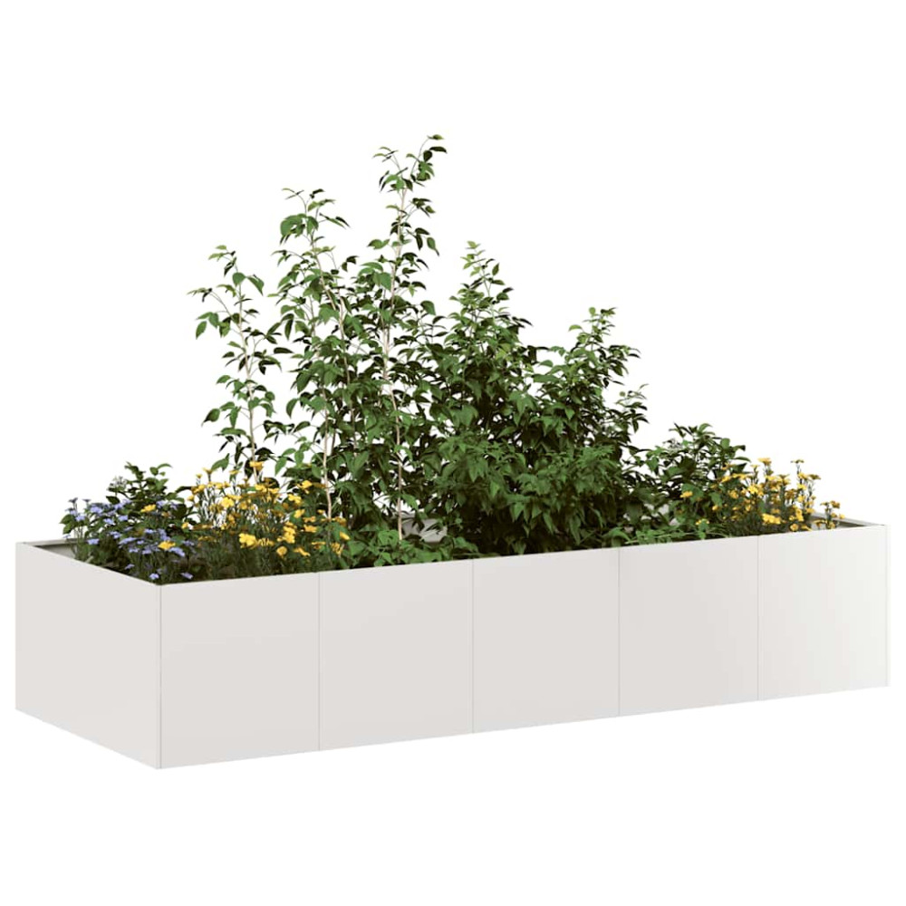 Produktbild för Planteringskärl 200x80x40 cm rostfritt stål