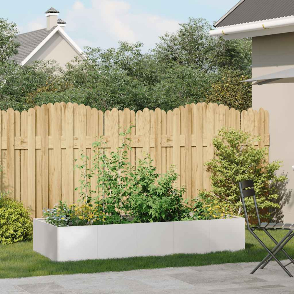 Produktbild för Planteringskärl 200x80x40 cm rostfritt stål