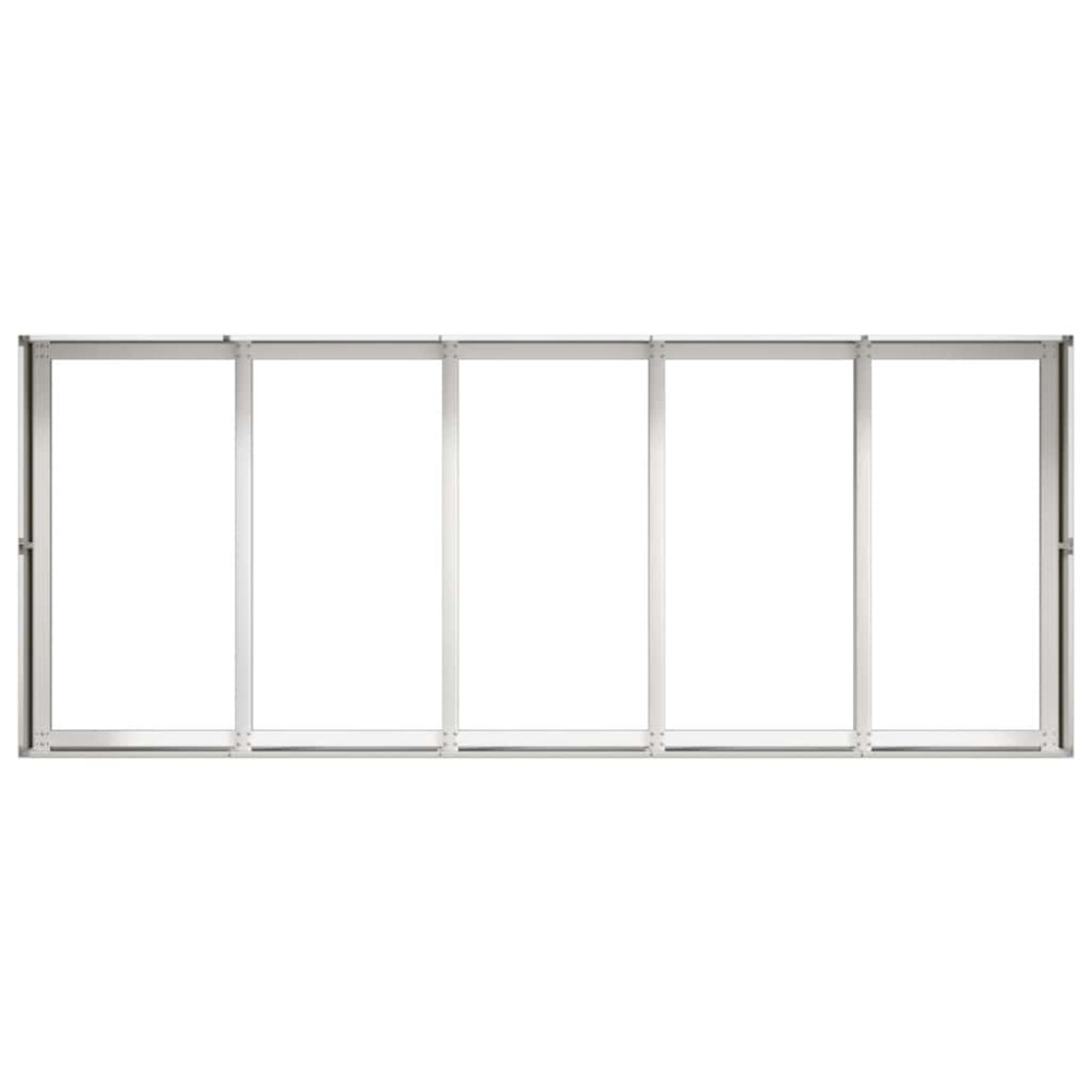 Produktbild för Planteringskärl 200x80x40 cm rostfritt stål