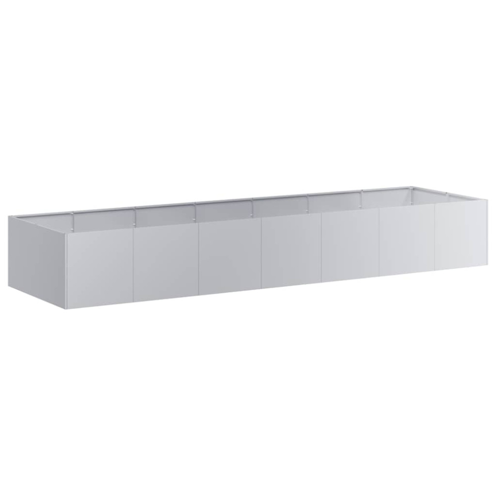 Produktbild för Planteringskärl 280x80x40 cm galvaniserat stål