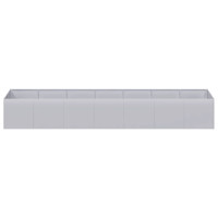 Produktbild för Planteringskärl 280x80x40 cm galvaniserat stål