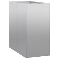 Produktbild för Planteringskärl 40x80x80 cm galvaniserat stål