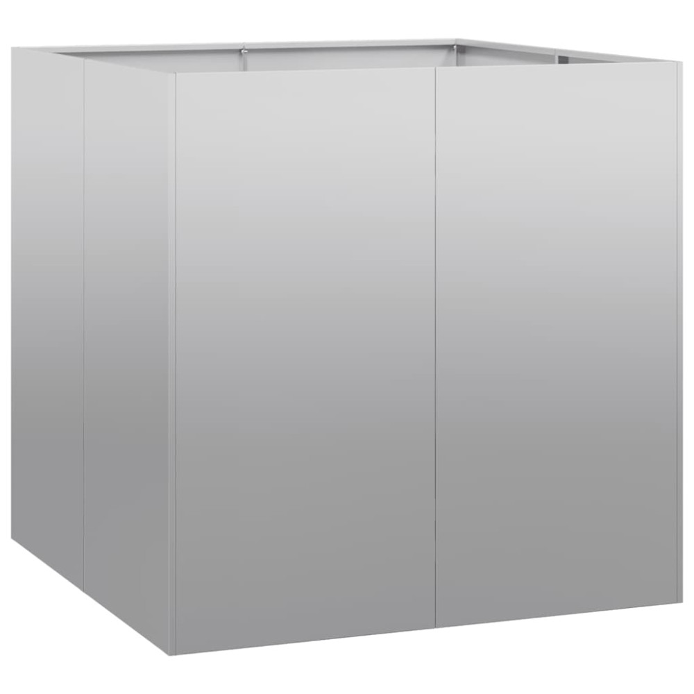Produktbild för Planteringskärl 80x80x80 cm galvaniserat stål
