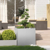 Produktbild för Planteringskärl 80x80x80 cm galvaniserat stål