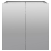 Produktbild för Planteringskärl 80x80x80 cm galvaniserat stål