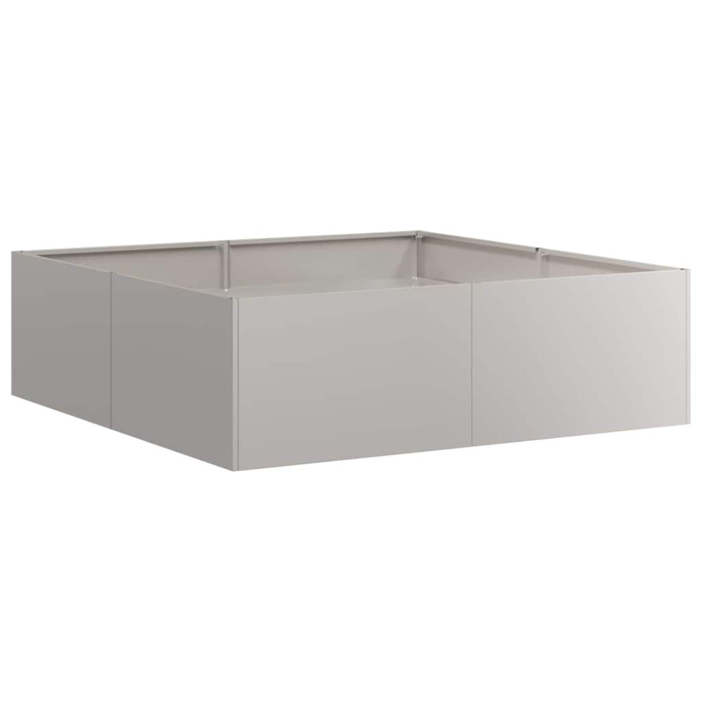 Produktbild för Planteringskärl rostig 100x100x30 cm väderbeständigt stål