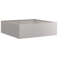 Produktbild för Planteringskärl rostig 100x100x30 cm väderbeständigt stål