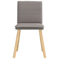 Produktbild för Matstolar 4 st taupe tyg